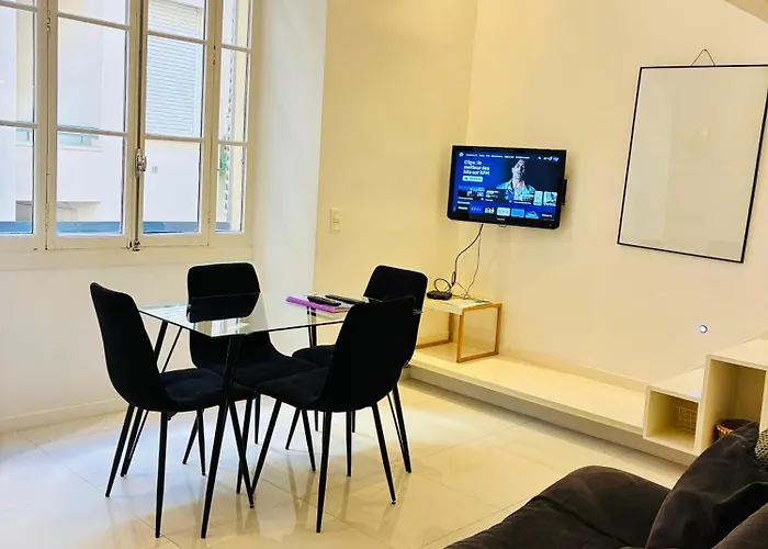 Appartement Liberte - Wifi, Ac, 2pers, Hyper Centre Nice